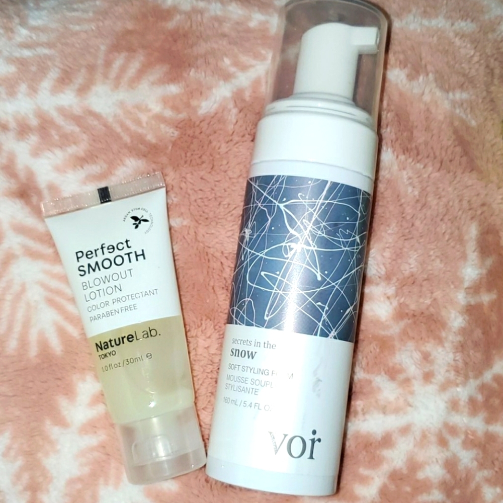 HAIR DUO NATURE LAB AND VOIR STYLING FOAM